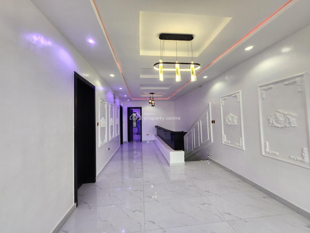 4 Bedroom Semi Detached House with Bq   Location: Inside an Estate San, Sangotedo, Ajah, Lagos, House for Sale