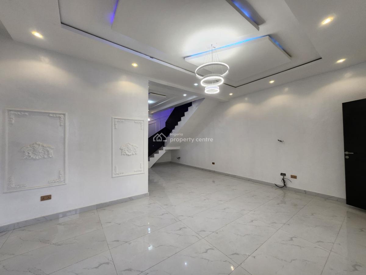 4 Bedroom Semi Detached House with Bq   Location: Inside an Estate San, Sangotedo, Ajah, Lagos, House for Sale