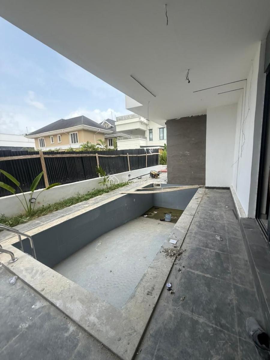 Exclusive 5 Bedroom Detached Duplex with Pool Cinema, Ikate, Lekki, Lagos, Detached Duplex for Sale
