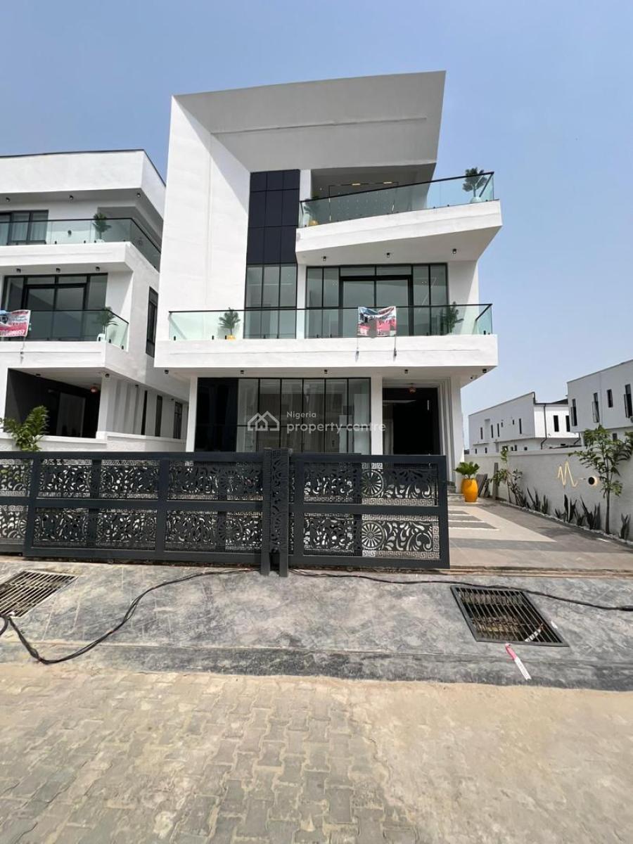 Luxurious 6 Bedroom Detached Duplex with Bq and Elevator, Chevron, Lekki, Lagos, Detached Duplex for Sale