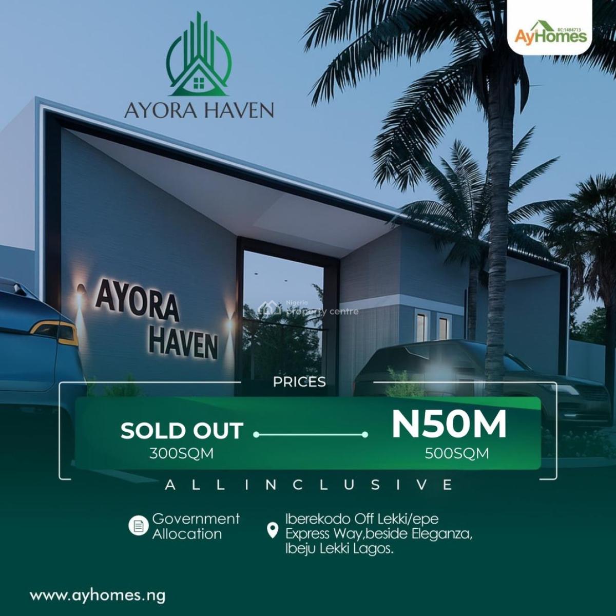 Government Allocation, Iberekodo Off Lekki Epe Expressway, Ibeju Lekki, Lagos, Residential Land for Sale