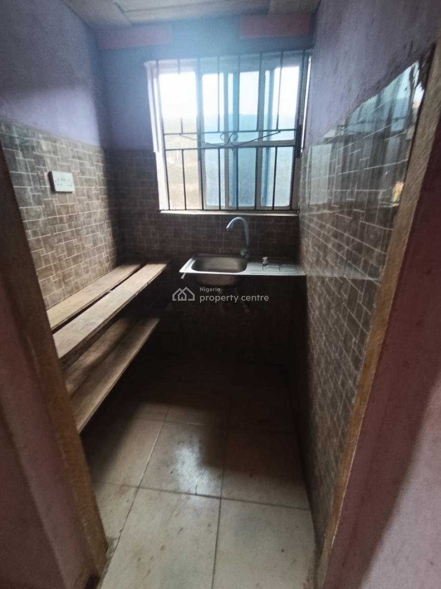 Cheap Neat Room and Parlor Self Contain All Tiles Floor Big Compound F, Itele Ogun State Close to Ayobo Lagos, Ipaja, Lagos, Mini Flat (room and Parlour) for Rent