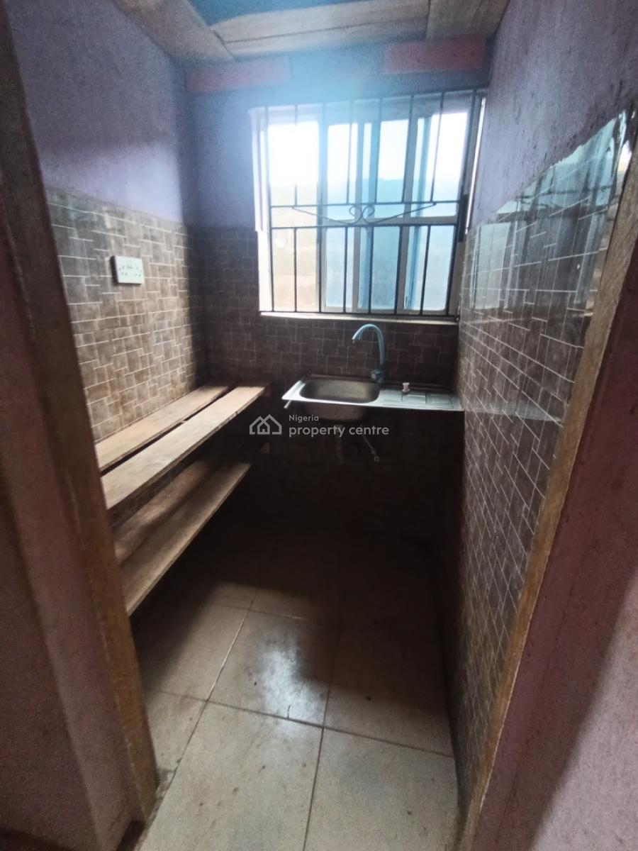 Cheap Neat Room and Parlor Self Contain All Tiles Floor Big Compound F, Itele Ogun State Close to Ayobo Lagos, Ipaja, Lagos, Mini Flat (room and Parlour) for Rent
