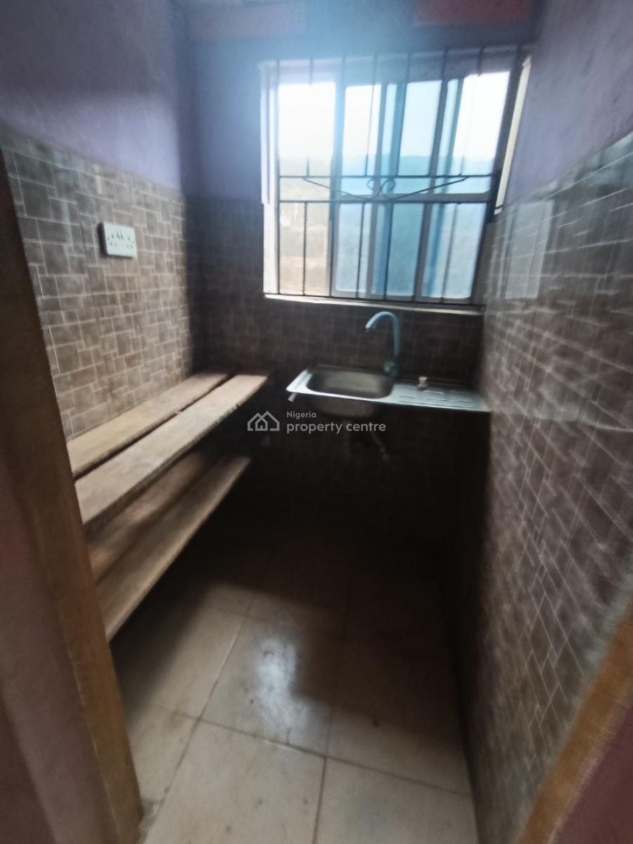 Cheap Neat Room and Parlor Self Contain All Tiles Floor Big Compound F, Itele Ogun State Close to Ayobo Lagos, Ipaja, Lagos, Mini Flat (room and Parlour) for Rent