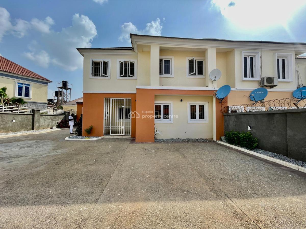 a Well-built Spacious 4-bedroom Semi-detached Duplex + Bq, Naf Estate, Asokoro District, Abuja, Semi-detached Duplex for Rent