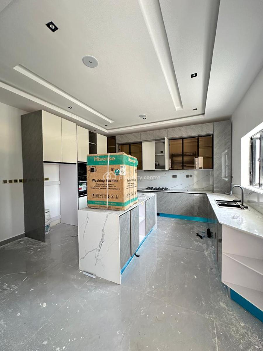 Gigantic Luxury Spacious 7 Bedroom Mansion with Bq, Gym, Cinema, Ikate, Lekki, Lagos, Terraced Duplex for Sale