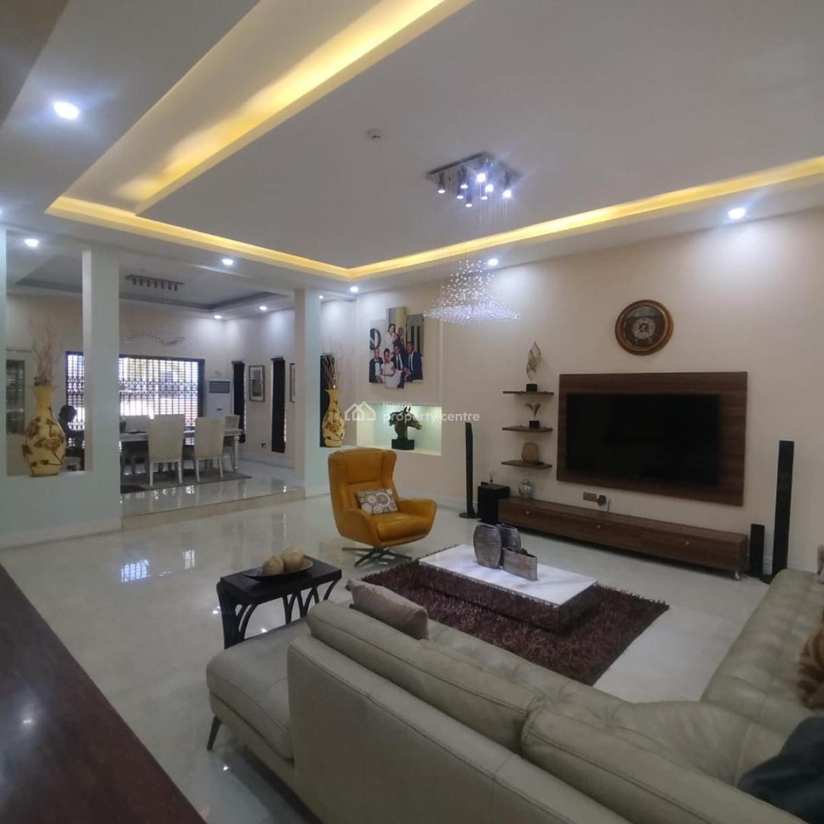 6 Bed Mansion on 648sqm with Cinema on 3 Floors, Pinnock Beach Estate, Osapa, Lekki, Lagos, Detached Duplex for Sale