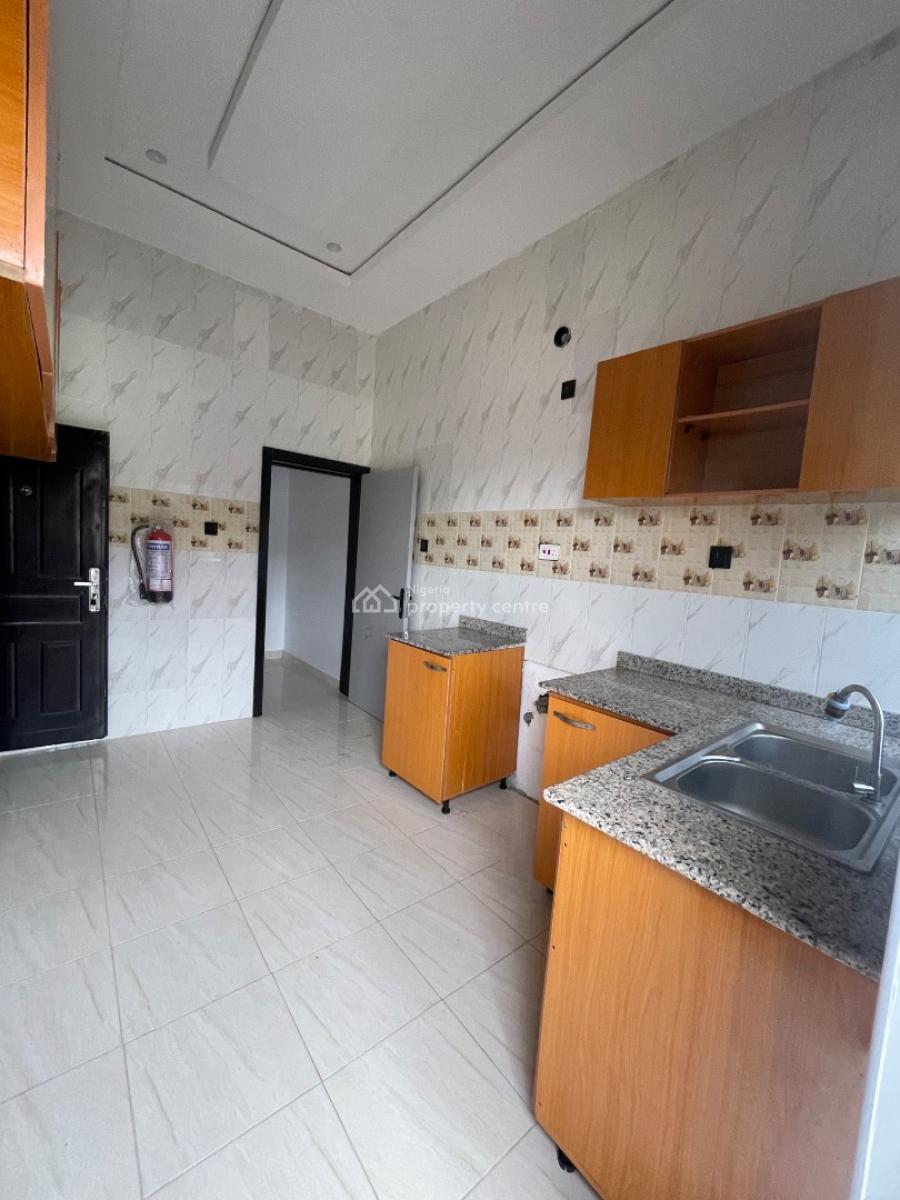 Standard Clean 2 Bedroom Apartment Upstairs,swimming Pool and Gym Avai, Located Inside Estate,fully Interlock,personal Tank and 2 Balconies, Sangotedo, Ajah, Lagos, Flat / Apartment for Rent