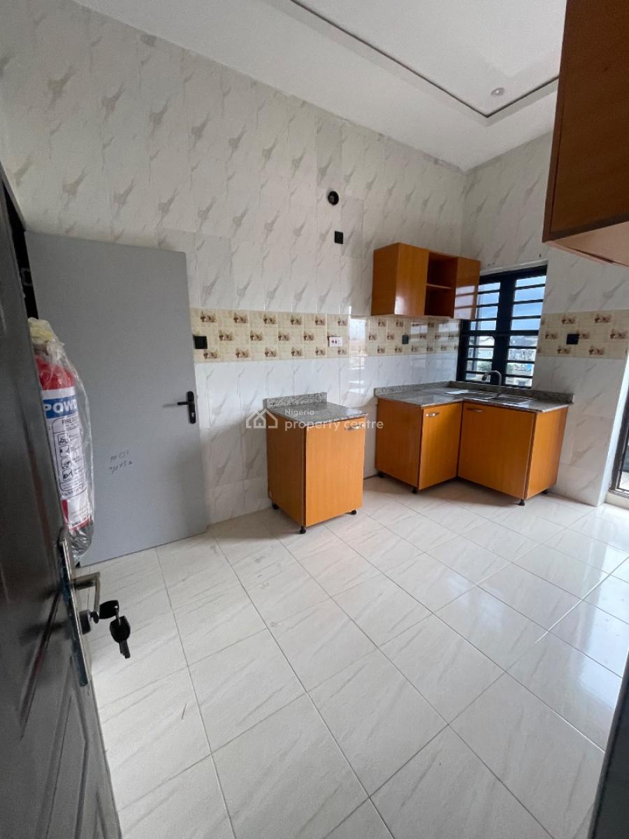 Standard Clean 2 Bedroom Apartment Upstairs,swimming Pool and Gym Avai, Located Inside Estate,fully Interlock,personal Tank and 2 Balconies, Sangotedo, Ajah, Lagos, Flat / Apartment for Rent