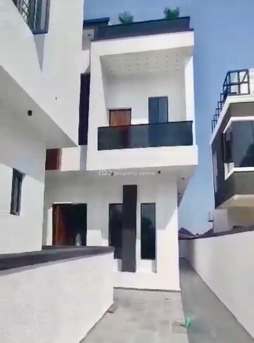 Super Distressed Offer in Well Secured Estate with B Q: Back House, Sangotedo, Ajah, Lagos, Detached Duplex for Sale