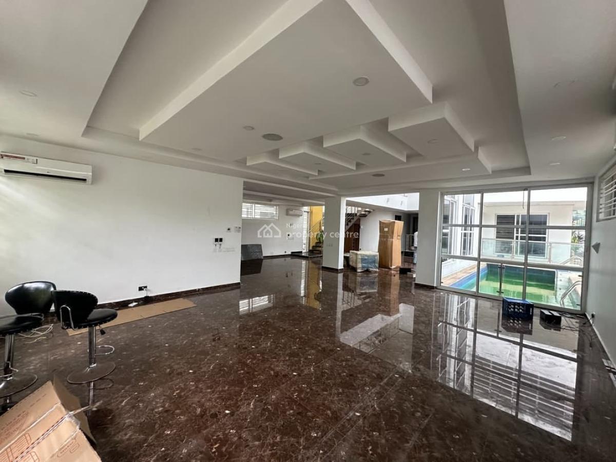 Contemporary 5 Bedroom Detached Home with Bq, Stand Alone Luxury Detached Buidling with Good Road Network, Banana Island, Ikoyi, Lagos, Detached Duplex for Rent
