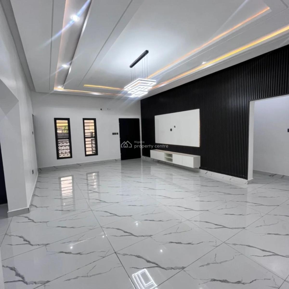 Newly Built 3-bedroom Bungalow + 2-bedroom Detached Bq, Gate House  𝐋, Apo, Abuja, House for Sale