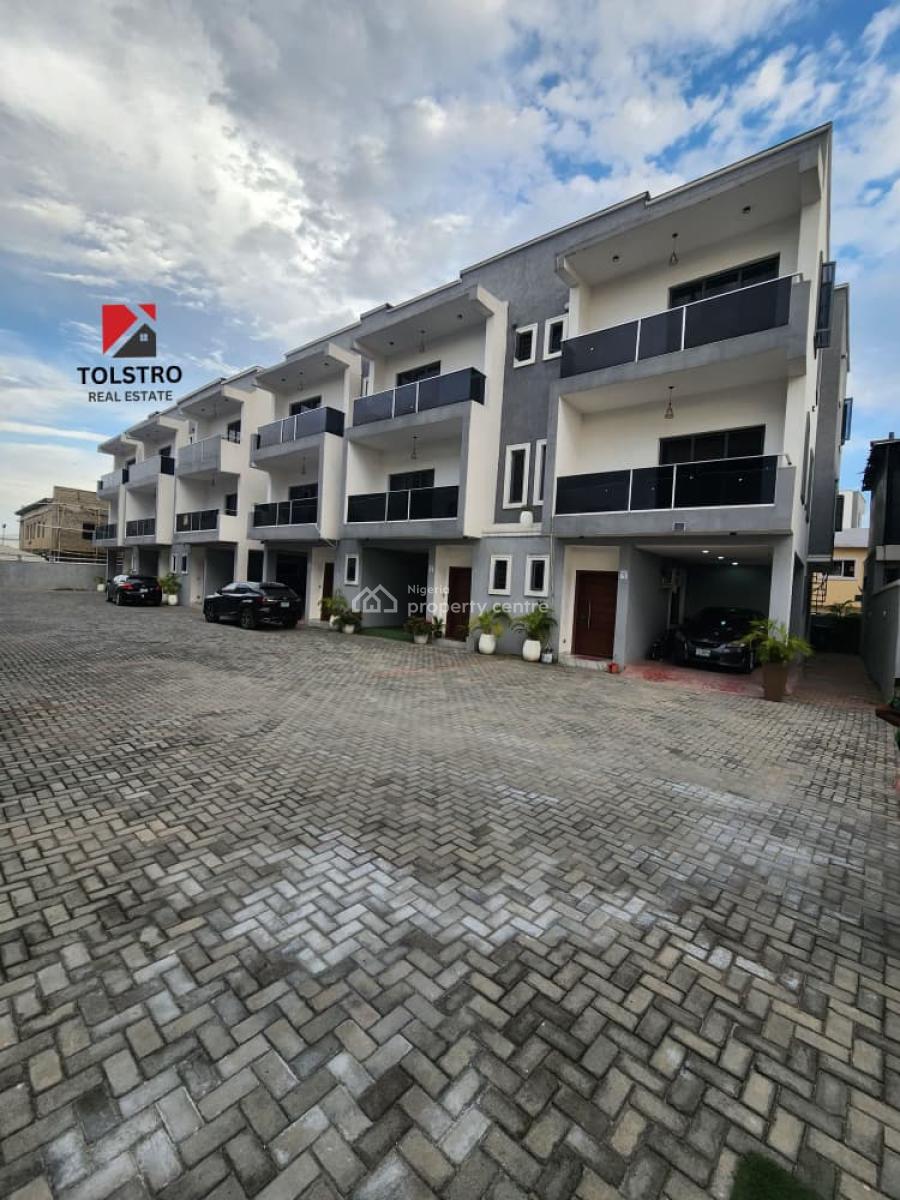 Brand New 4bedroom Terrace Duplex with Bq, Ikate, Lekki, Lagos, Terraced Duplex for Rent