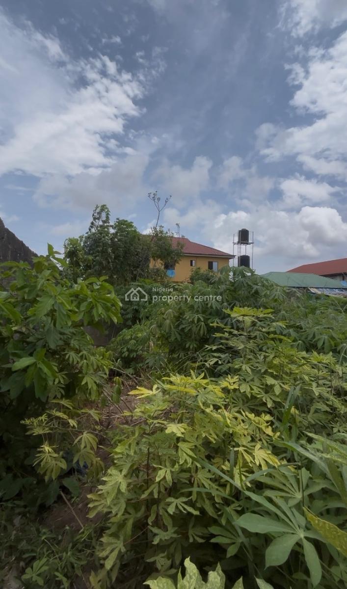 4 Plots of Side By Side Dry ,fenced and Gated Land in a Well Build Up, United Estate Sangotedo Close to Eti Osa Local Govt and Shoprite Novar, Sangotedo, Ajah, Lagos, Mixed-use Land for Sale