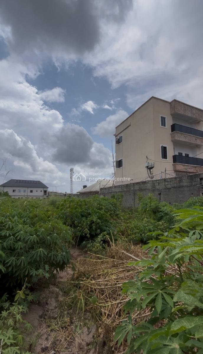 4 Plots of Side By Side Dry ,fenced and Gated Land in a Well Build Up, United Estate Sangotedo Close to Eti Osa Local Govt and Shoprite Novar, Sangotedo, Ajah, Lagos, Mixed-use Land for Sale