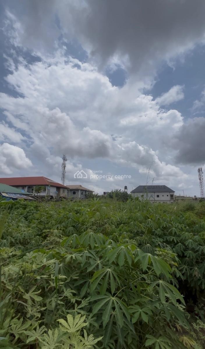 4 Plots of Side By Side Dry ,fenced and Gated Land in a Well Build Up, United Estate Sangotedo Close to Eti Osa Local Govt and Shoprite Novar, Sangotedo, Ajah, Lagos, Mixed-use Land for Sale