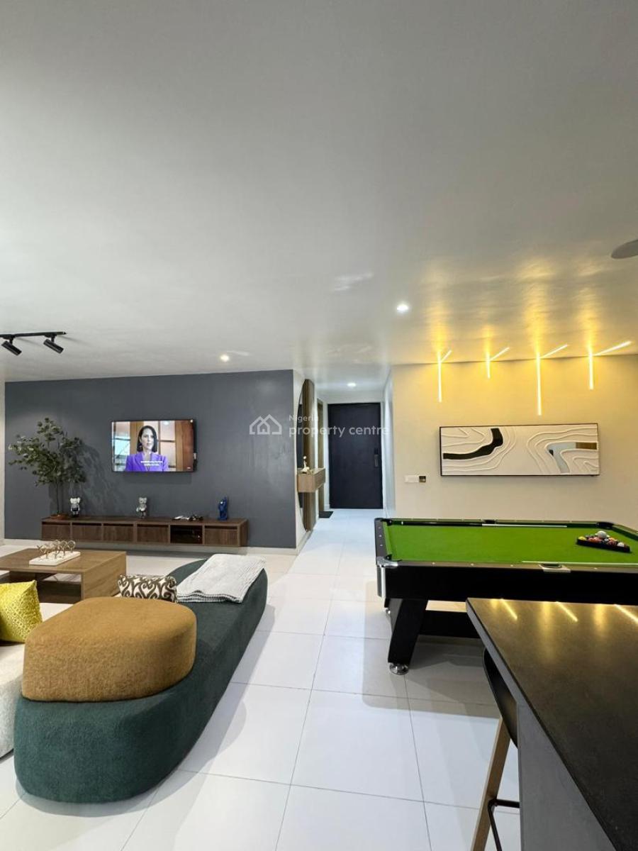 Luxury 2bedroom Apartment with Snooker and Ps5, Kusenla Road, Ikate, Lekki, Lagos, Flat / Apartment Short Let