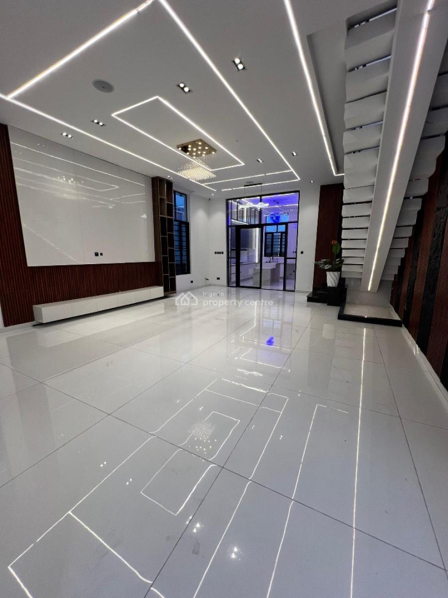 Contemporary 5 Bedroom Detached Duplex with Pool, Cinema, Gym, Chevron, Lekki, Lagos, Detached Duplex for Sale