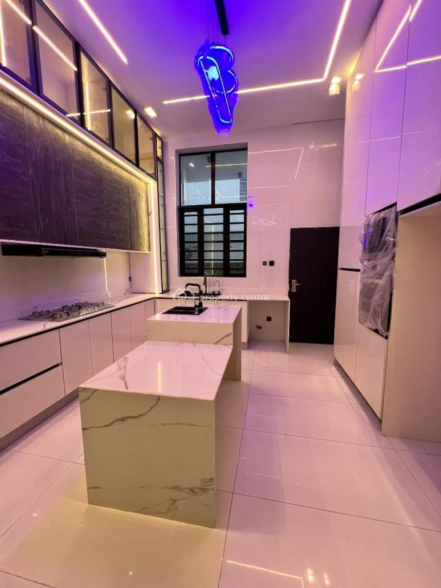 Contemporary 5 Bedroom Detached Duplex with Pool, Cinema, Gym, Chevron, Lekki, Lagos, Detached Duplex for Sale