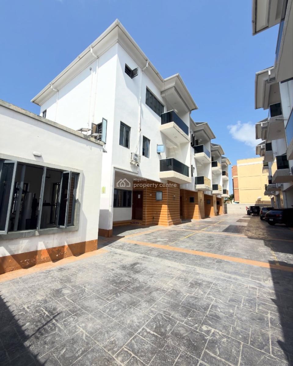 4 Bedroom Terrace Duplex with Bq, Ikate, Lekki, Lagos, Terraced Duplex for Rent