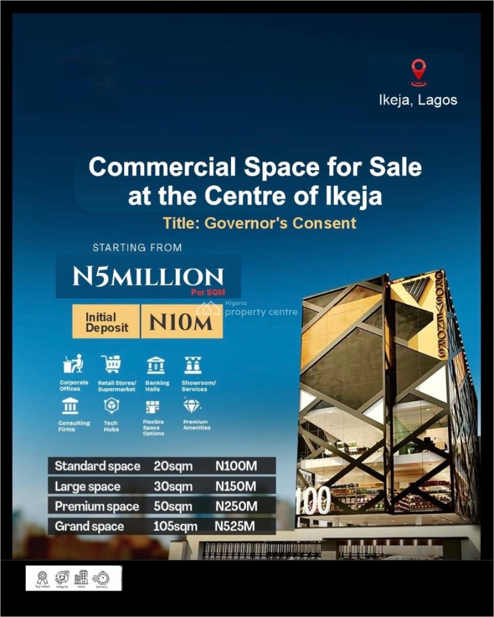 Commercial Space, Awolowo Way, Ikeja, Lagos, Office Space for Sale