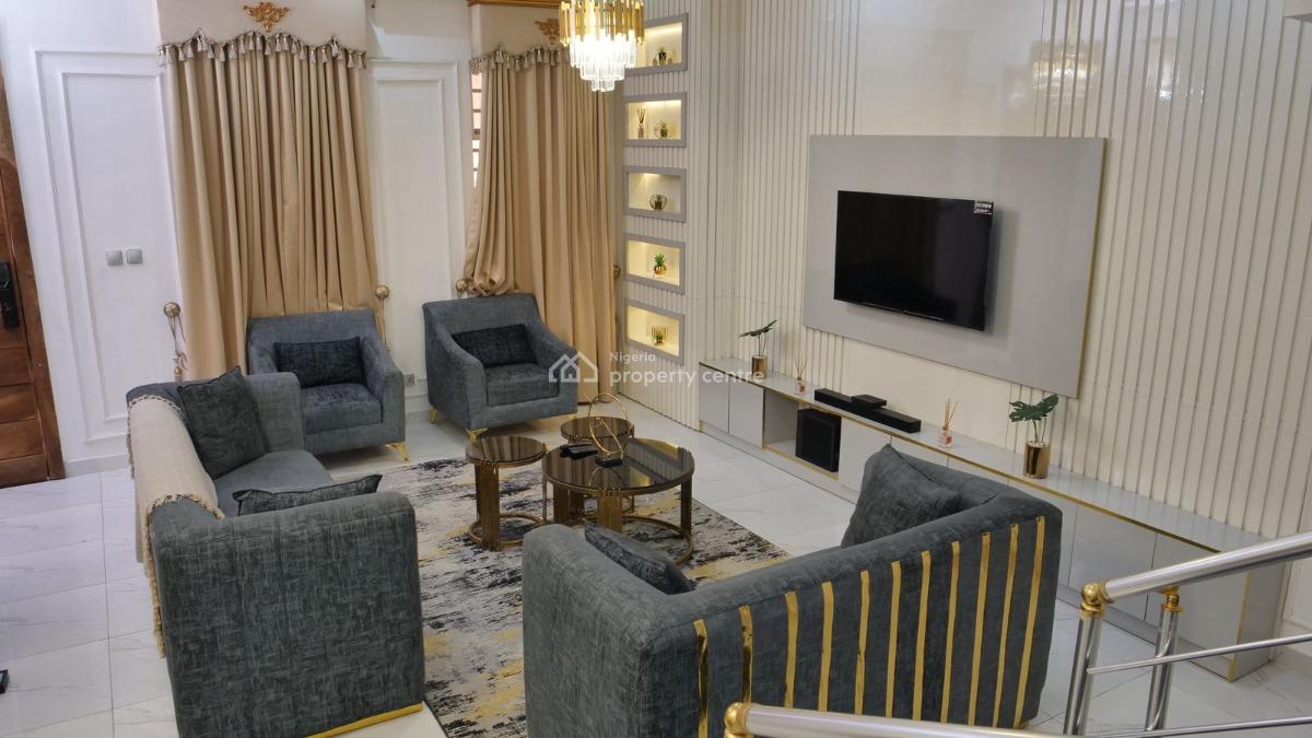 Furnished 4 Bedroom Terrace Duplex with Bq, Ikota, Lekki, Lagos, Terraced Duplex for Rent
