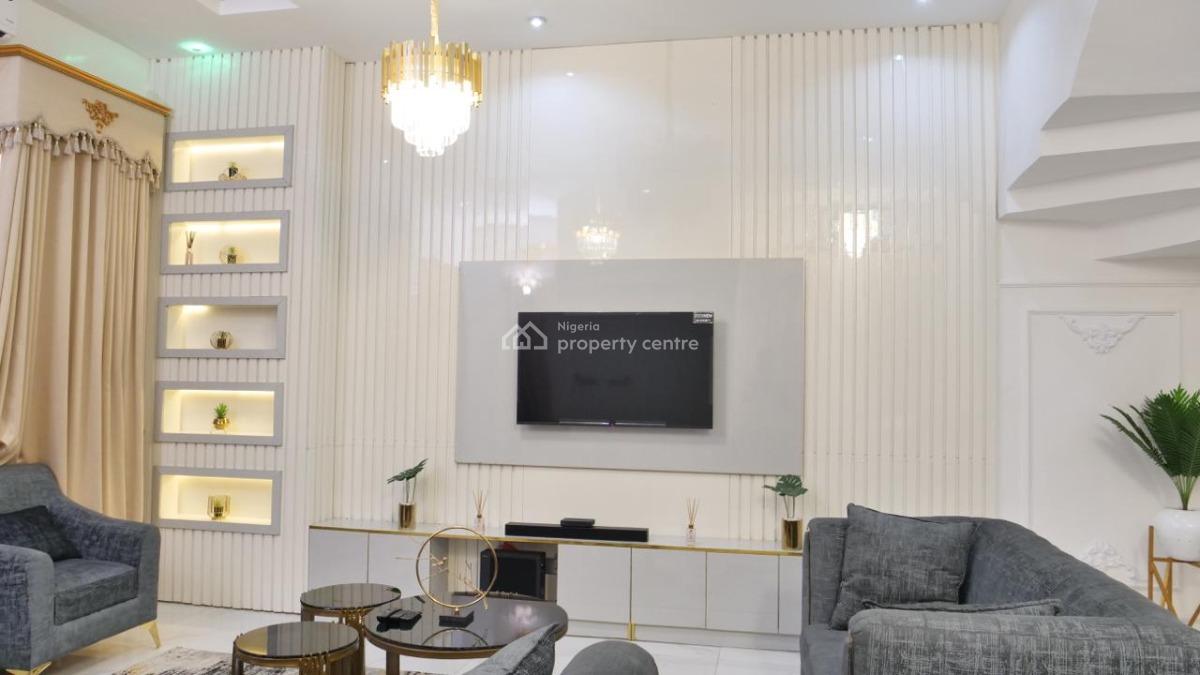 Furnished 4 Bedroom Terrace Duplex with Bq, Ikota, Lekki, Lagos, Terraced Duplex for Rent