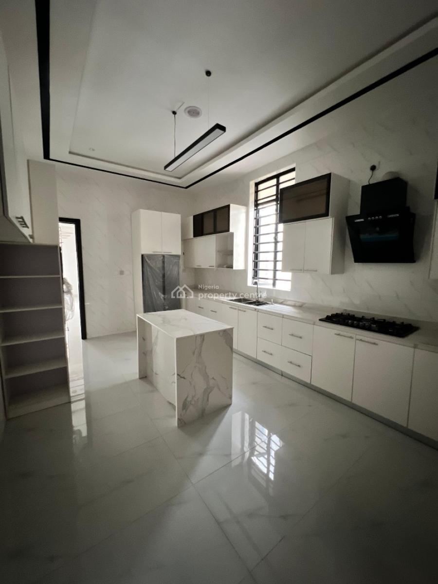 Magnificent 5 Bedroom Detached Duplex with Bq & a Long Driveway, Chevron, Lekki, Lagos, Detached Duplex for Sale