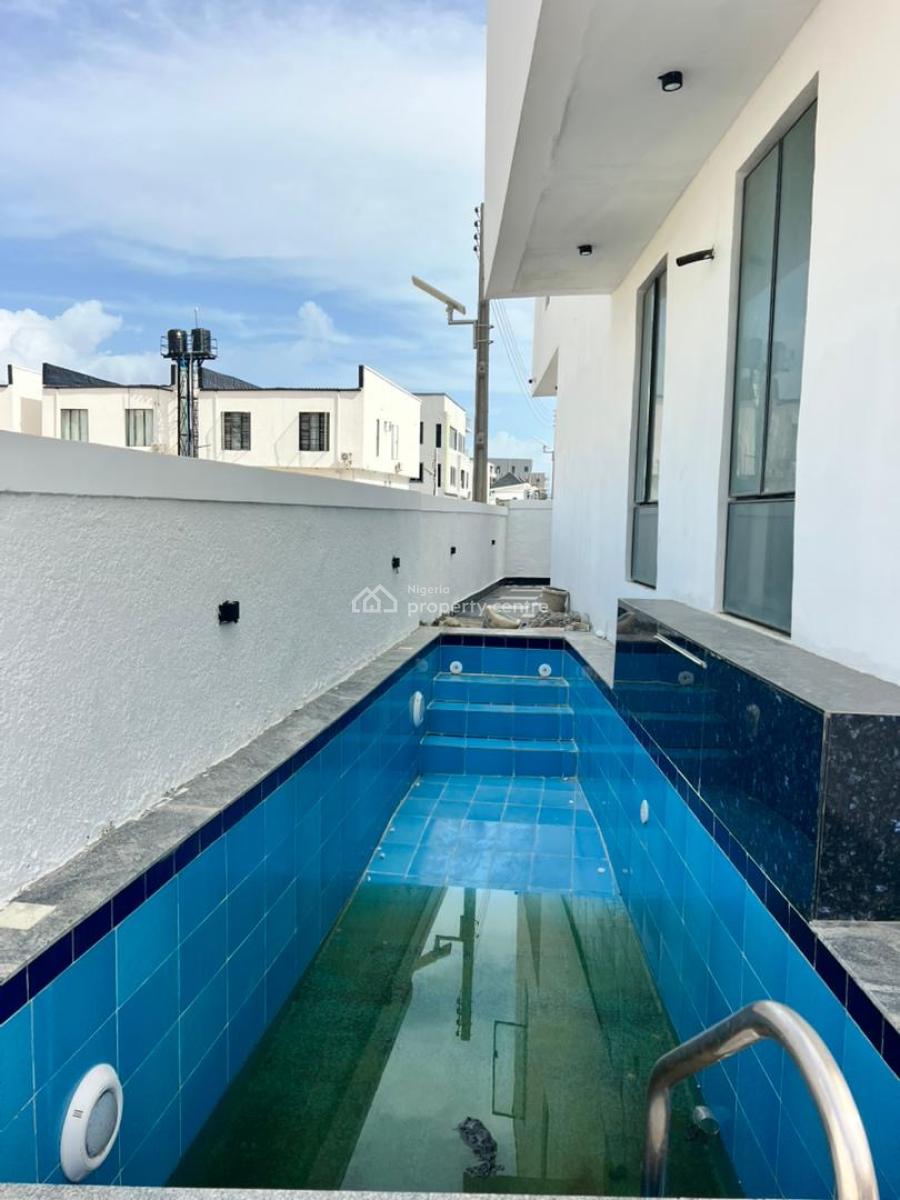 Modern 5 Bedroom Detached Duplex with Pool & Bq in a Secured Estate, Chevron, Lekki, Lagos, Detached Duplex for Sale
