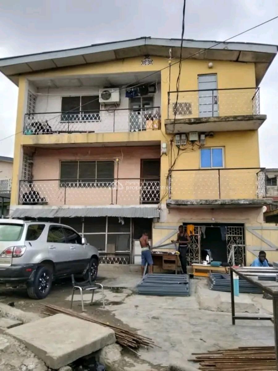 Block of 6unit of 2bedroom Flat on 2 Storey Building, Itire-ikate, Surulere, Lagos, Block of Flats for Sale