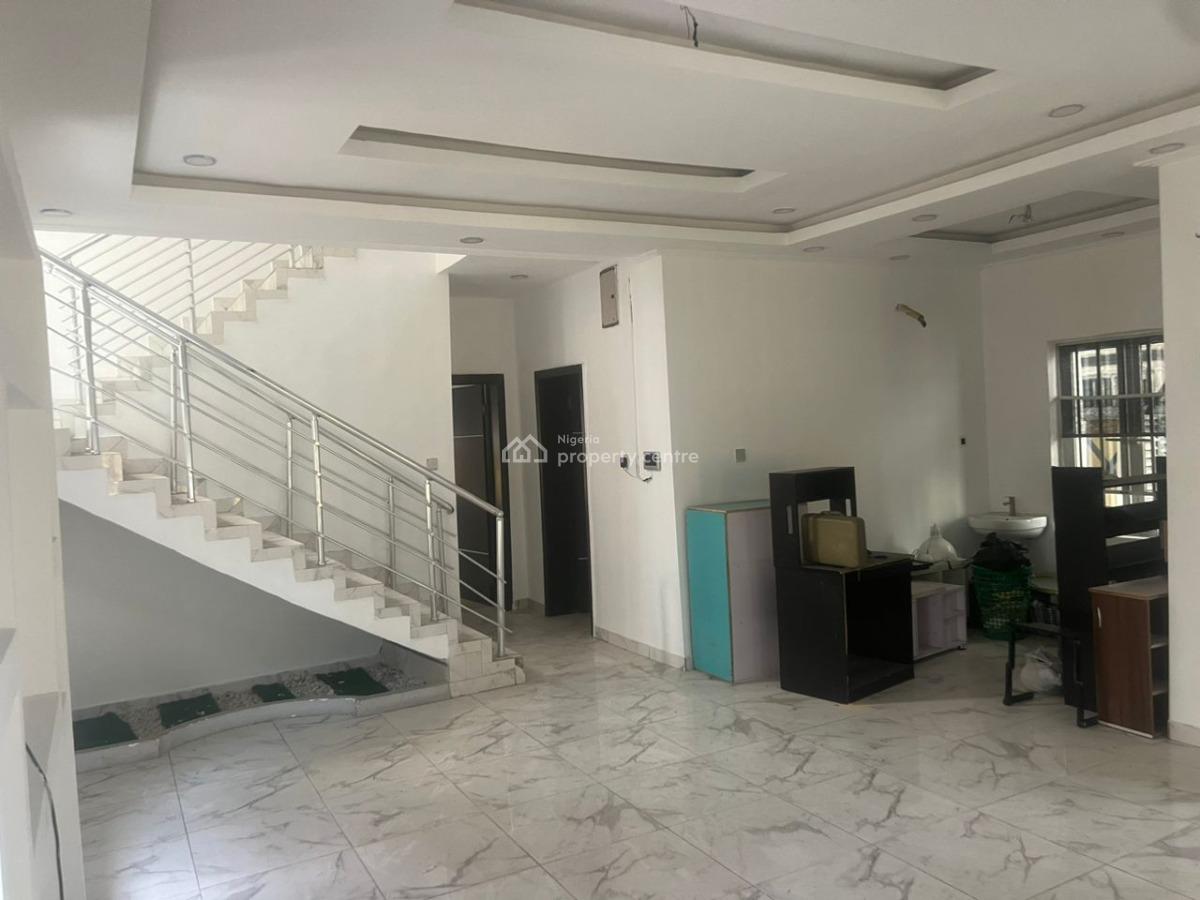 Self Compound 5 Bedroom Fully Detached Duplex with Bq, Chevron, Lekki, Lagos, Detached Duplex for Rent