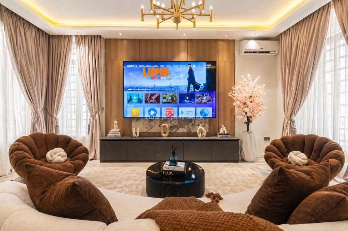 Luxury 4 Bedroom Terrace Duplex with Ps5 and Outdoor Lounge, Oniru Vi, Victoria Island (vi), Lagos, Flat / Apartment Short Let