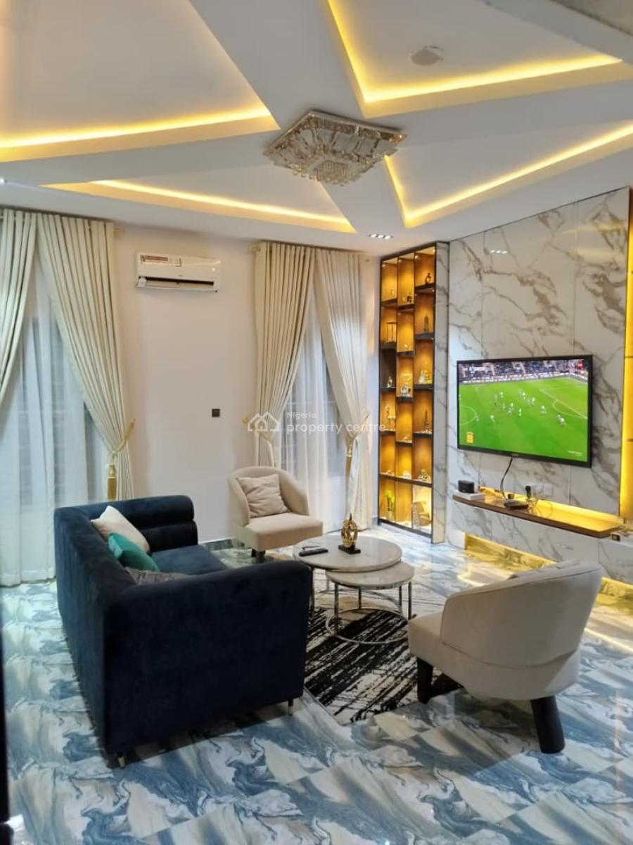 Luxury Fully Furnished 1bedroom Apartment, Osapa London, Osapa, Lekki, Lagos, Mini Flat (room and Parlour) for Rent