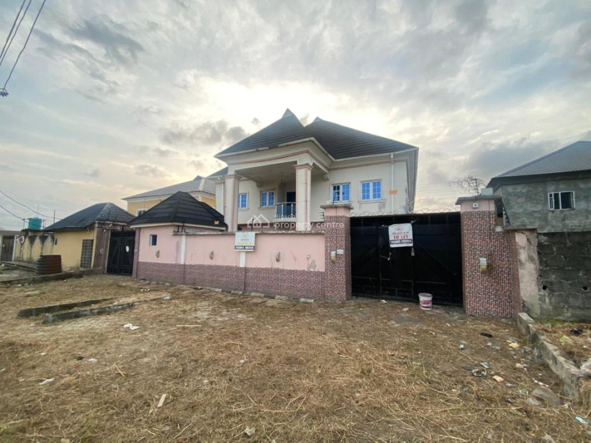 Beautiful 4 Bedroom Fully Detached Duplex with a Two Bedroom Flat Behi, Off Addo Road,signboard,ajah, Lagos, Lekki Expressway, Lekki, Lagos, House for Sale