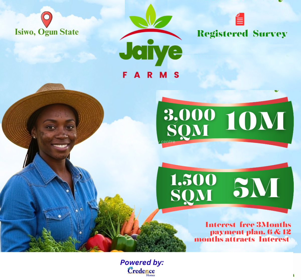 Exclusive  Farmland, Jaiye Farms,  Okeye Isiwo, Ijebu Ode, Ogun, Mixed-use Land for Sale
