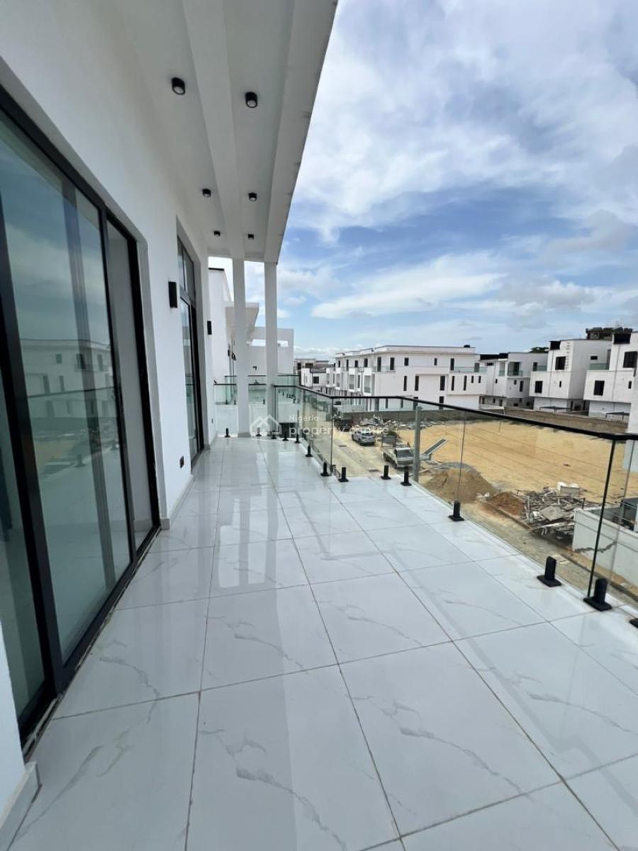 Pristine 5 Bedroom Detached Duplex with Bq & Rooftop Terrace, Chevron, Lekki, Lagos, Detached Duplex for Sale