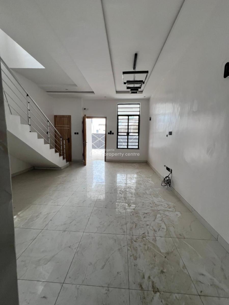 Most Affordable 4 Bedroom   Terrace Duplex in a Secured Estate, Chevron, Lekki, Lagos, Terraced Duplex for Sale