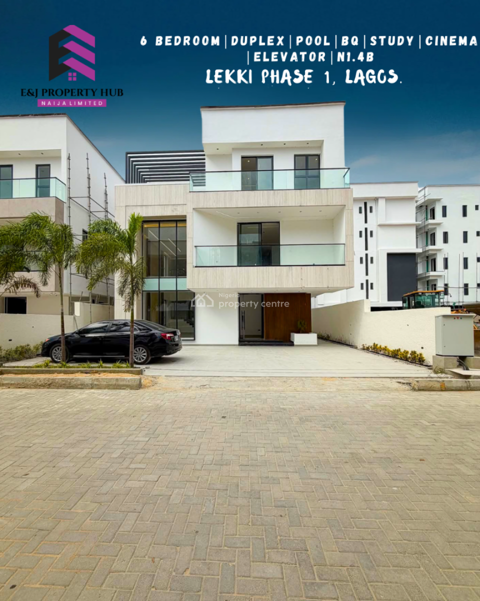 Stunning 6-bedroom Detached Duplex with Swimming Pool, Cinema Elevator, Lekki Phase 1, Lekki Phase 1, Lekki, Lagos, Detached Duplex for Sale