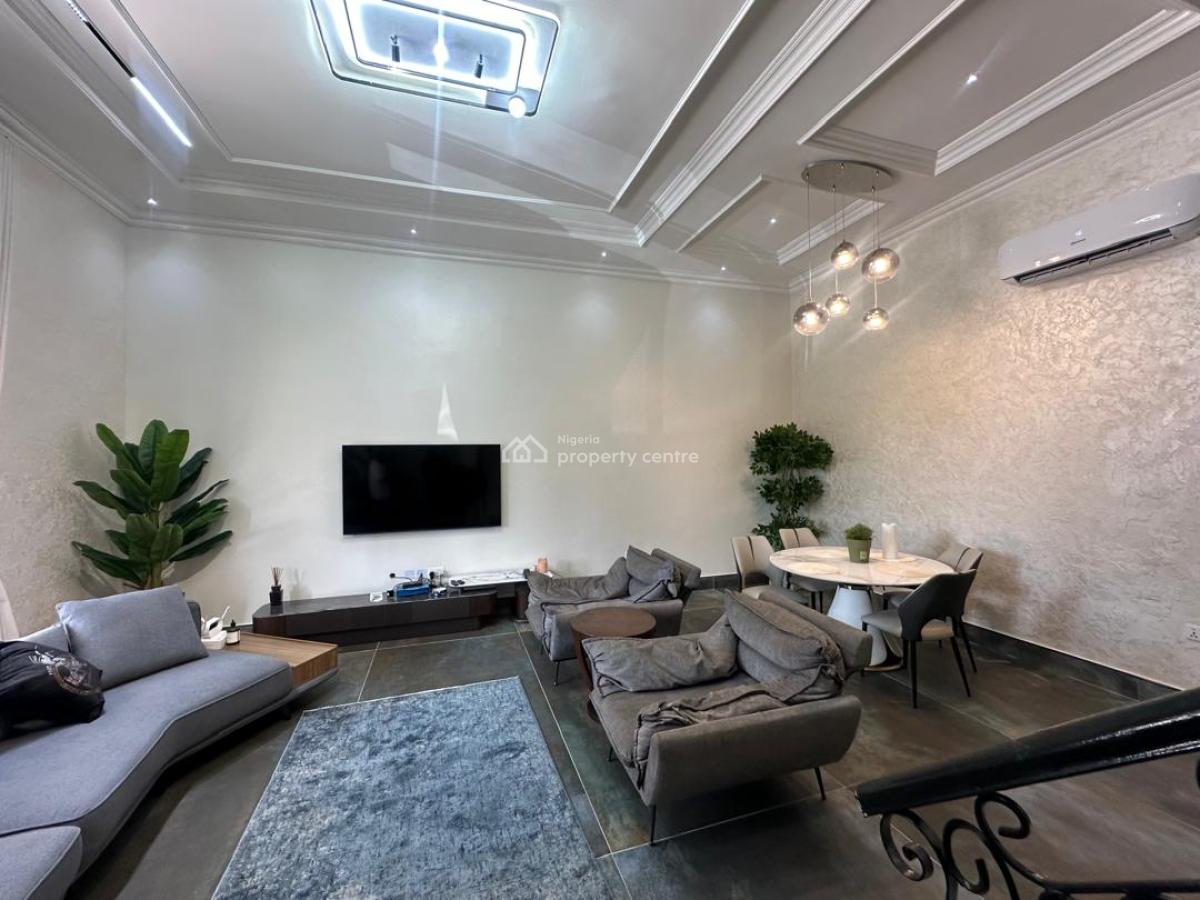Luxury Furnished & Serviced Automated Five Bedroom Terrace with 2 Bq, Remi Olowude, Parkview Estate, Ikoyi, Lagos, Terraced Duplex for Rent