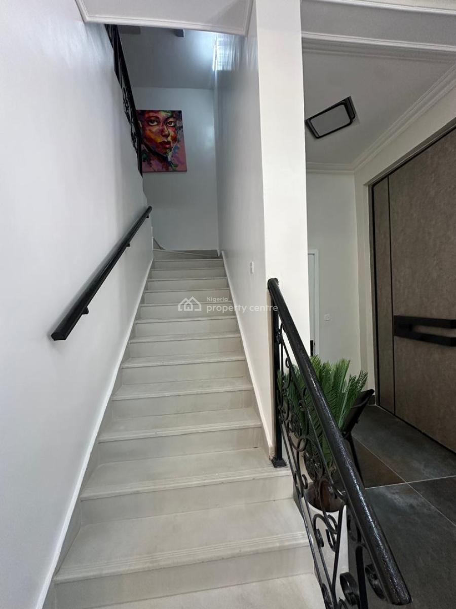 Luxury Furnished & Serviced Automated Five Bedroom Terrace with 2 Bq, Remi Olowude, Parkview Estate, Ikoyi, Lagos, Terraced Duplex for Rent