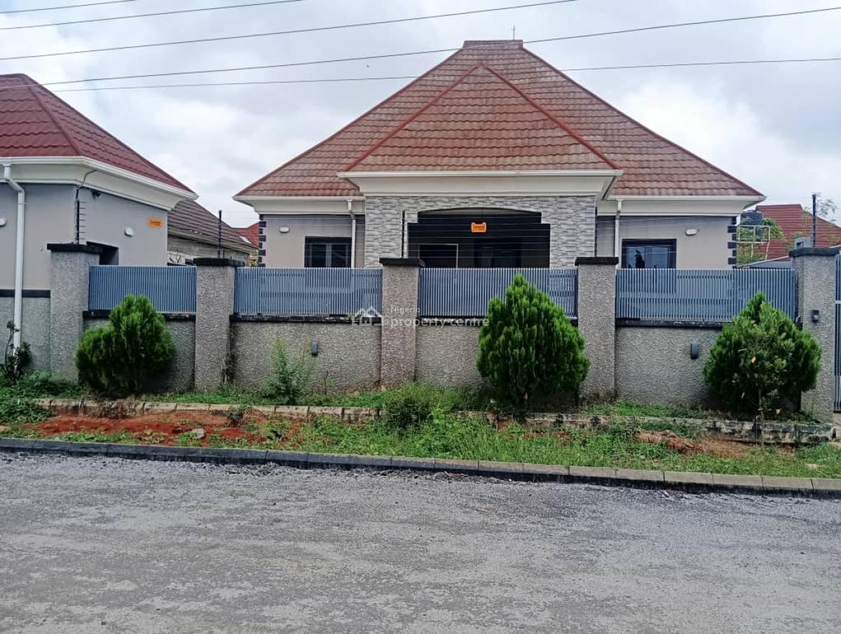 Partly Furnished 3bedroom Fully Detached Bungalow, Standard Estate, Galadimawa, Abuja, Detached Bungalow for Rent