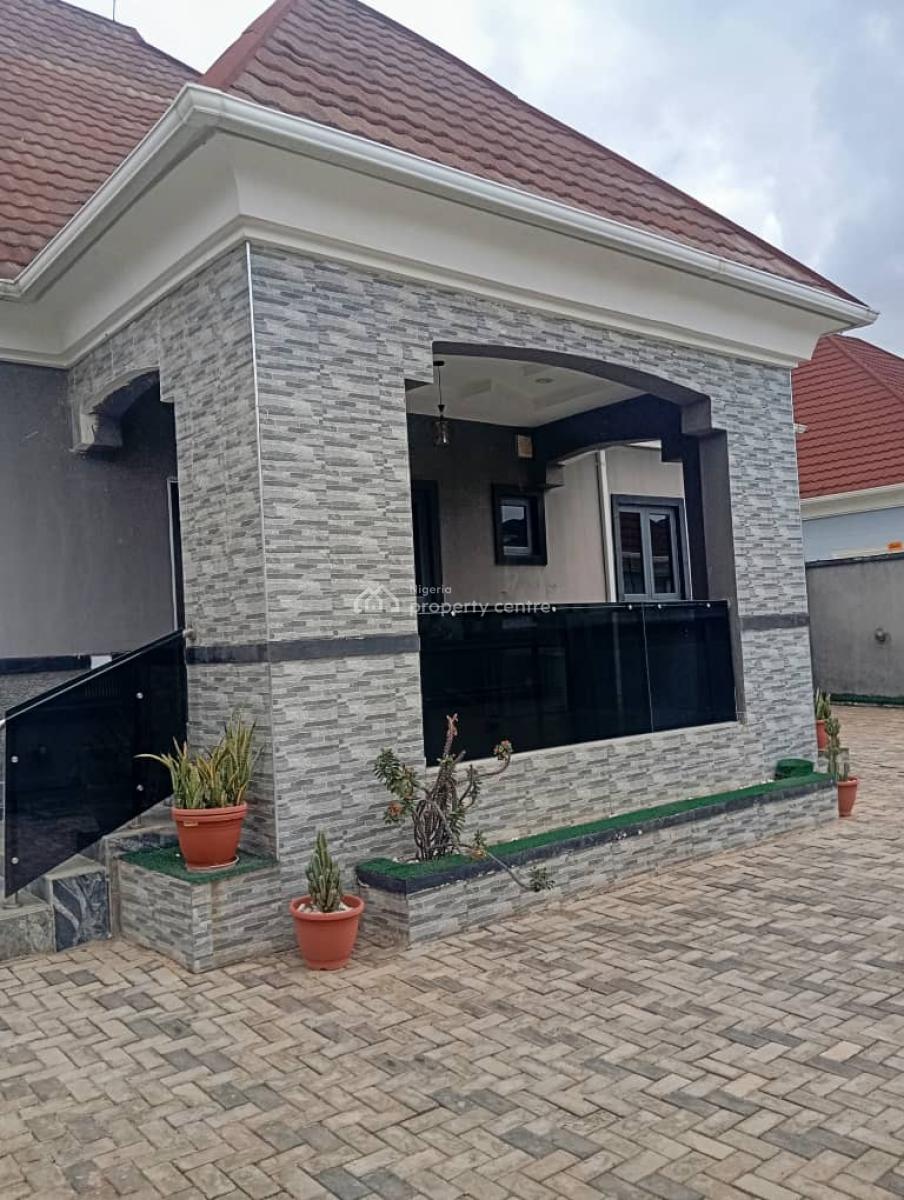 Partly Furnished 3bedroom Fully Detached Bungalow, Standard Estate, Galadimawa, Abuja, Detached Bungalow for Rent