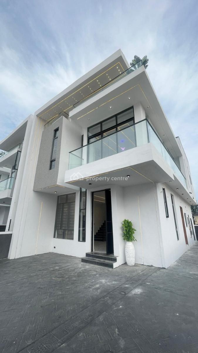 a Stunning , Semi Detached Luxurious 4bdr  Duplex  + Bq, in a Cctv Secured, Peaceful, and Flood Free Mini Estate in, Ikota, Lekki, Lagos, Terraced Duplex for Sale