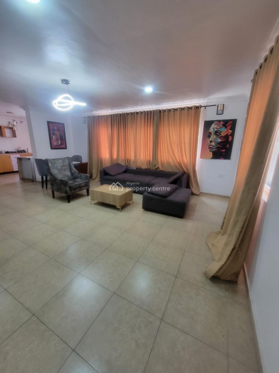 Fully-furnished 1-bedroom Apartment  & a Bq, Primewater View Estate, Lekki Phase 1, Lekki, Lagos, Flat / Apartment for Rent