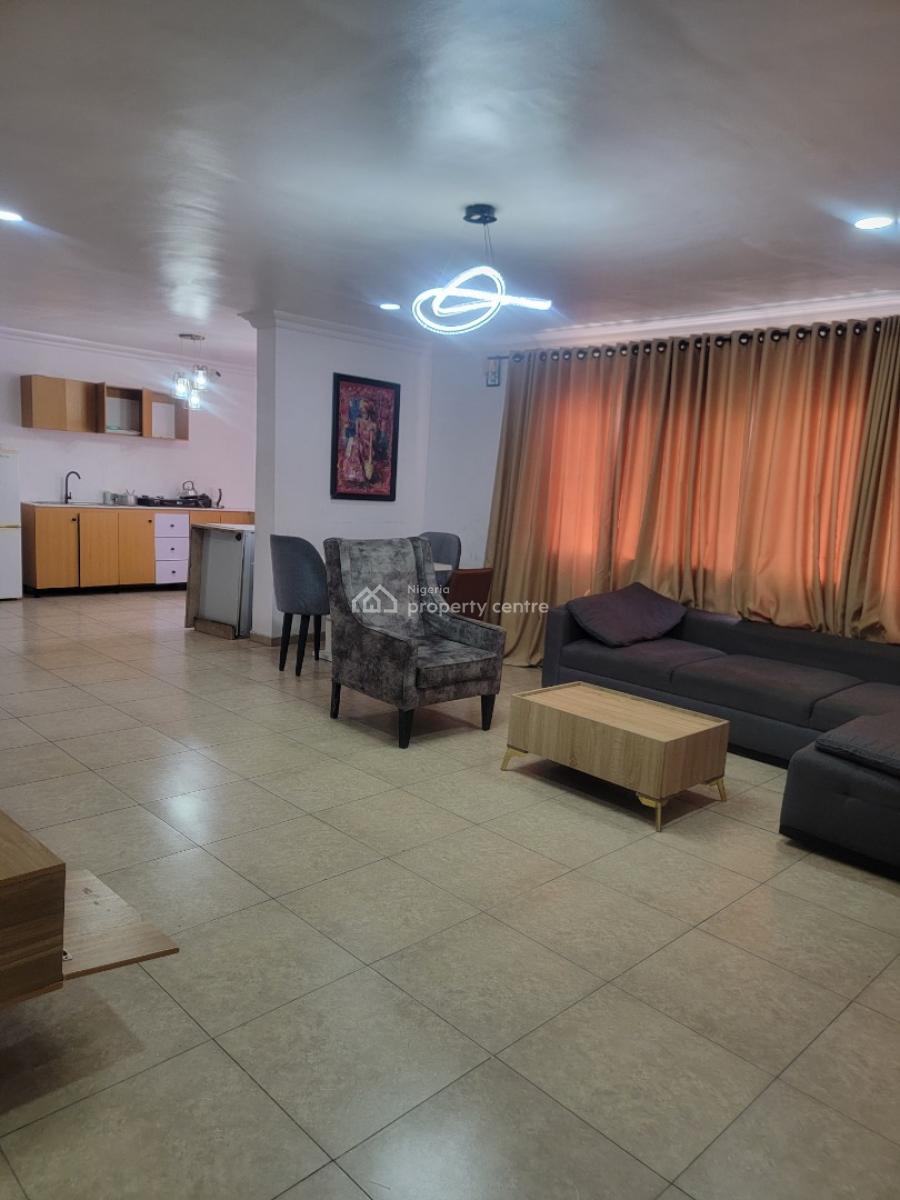 Fully-furnished 1-bedroom Apartment  & a Bq, Primewater View Estate, Lekki Phase 1, Lekki, Lagos, Flat / Apartment for Rent