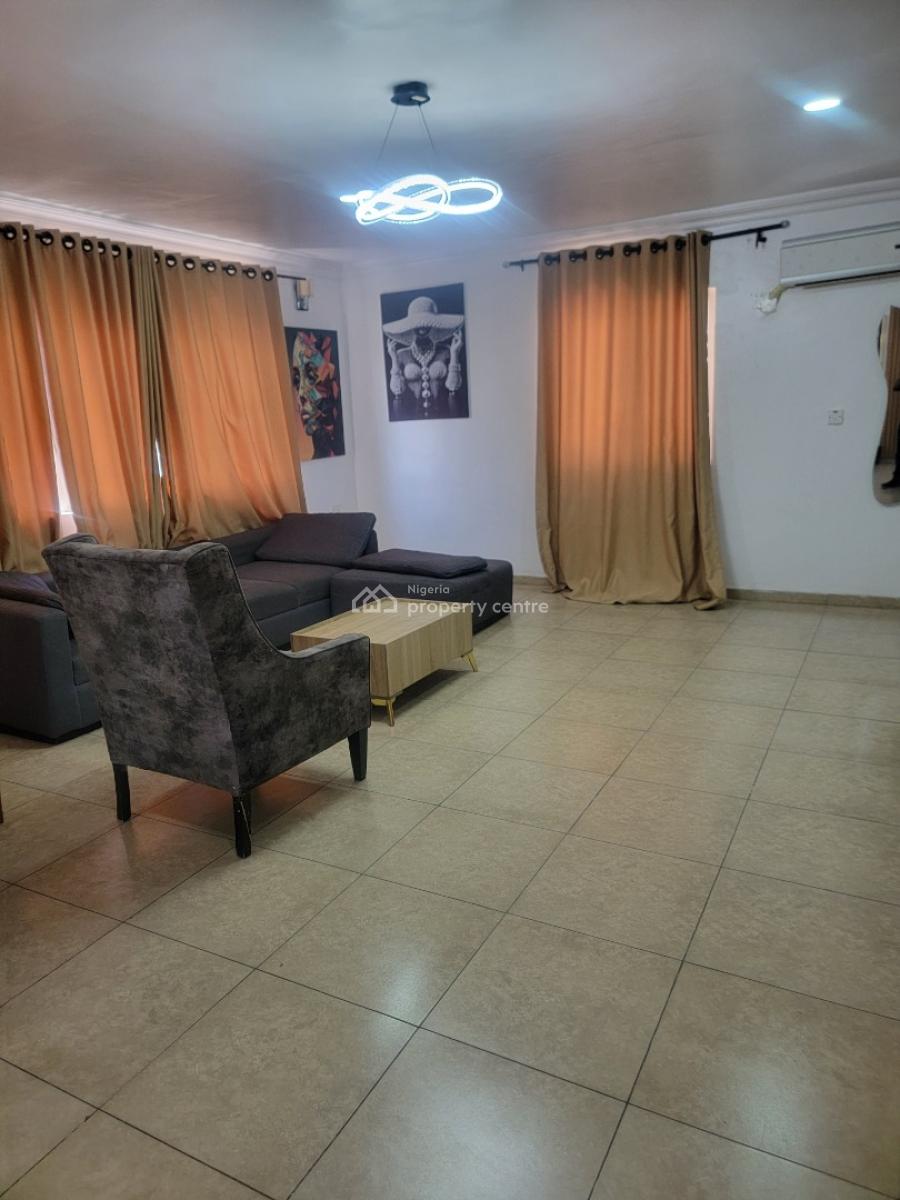 Fully-furnished 1-bedroom Apartment  & a Bq, Primewater View Estate, Lekki Phase 1, Lekki, Lagos, Flat / Apartment for Rent