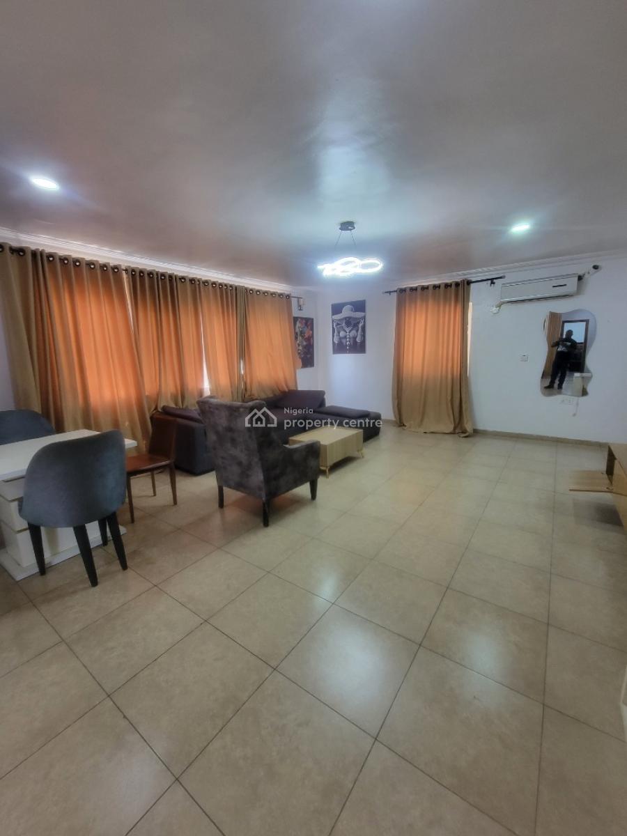 Fully-furnished 1-bedroom Apartment  & a Bq, Primewater View Estate, Lekki Phase 1, Lekki, Lagos, Flat / Apartment for Rent