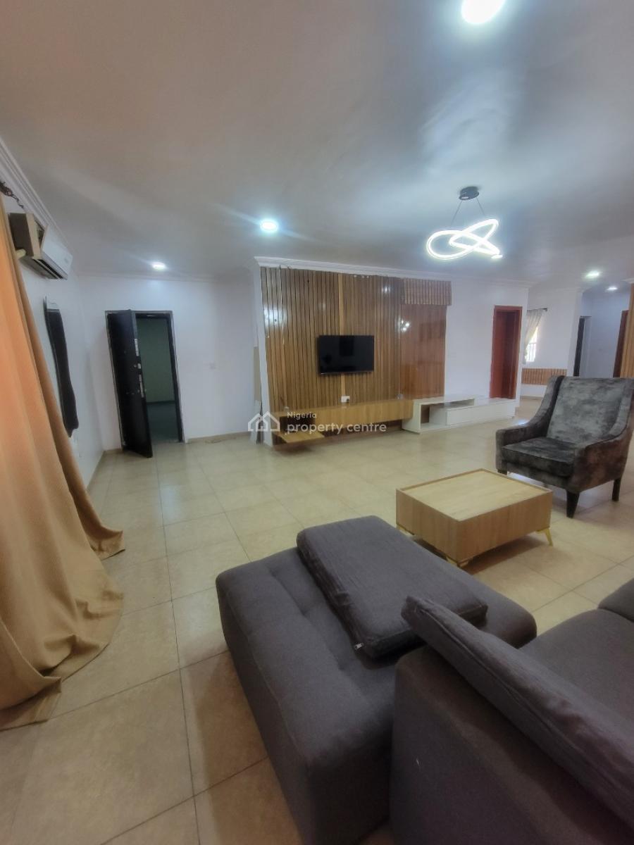 Fully-furnished 1-bedroom Apartment  & a Bq, Primewater View Estate, Lekki Phase 1, Lekki, Lagos, Flat / Apartment for Rent