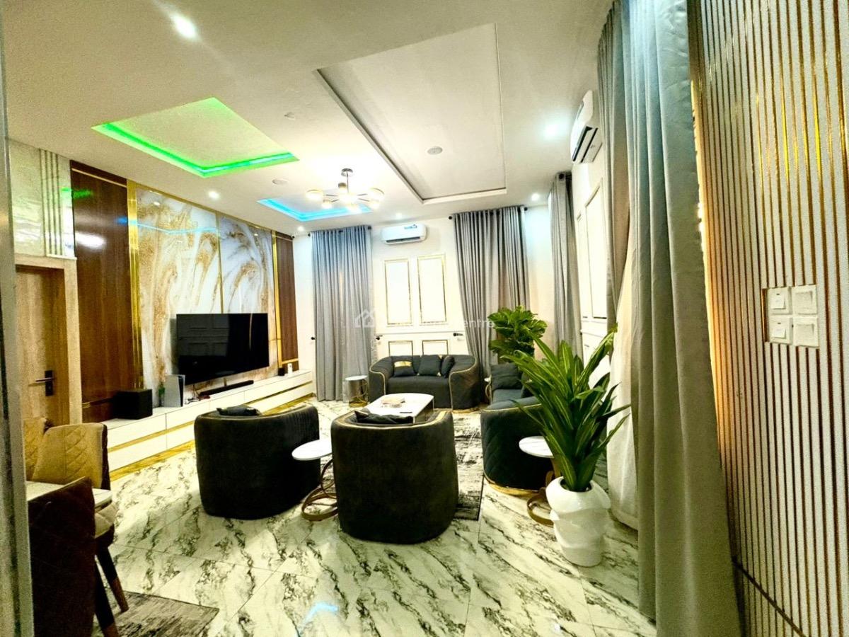 Luxury 4 Bedroom Duplex  with Beautiful Amenities, Abraham Adesanya General Paint, Ajah, Lagos, House Short Let