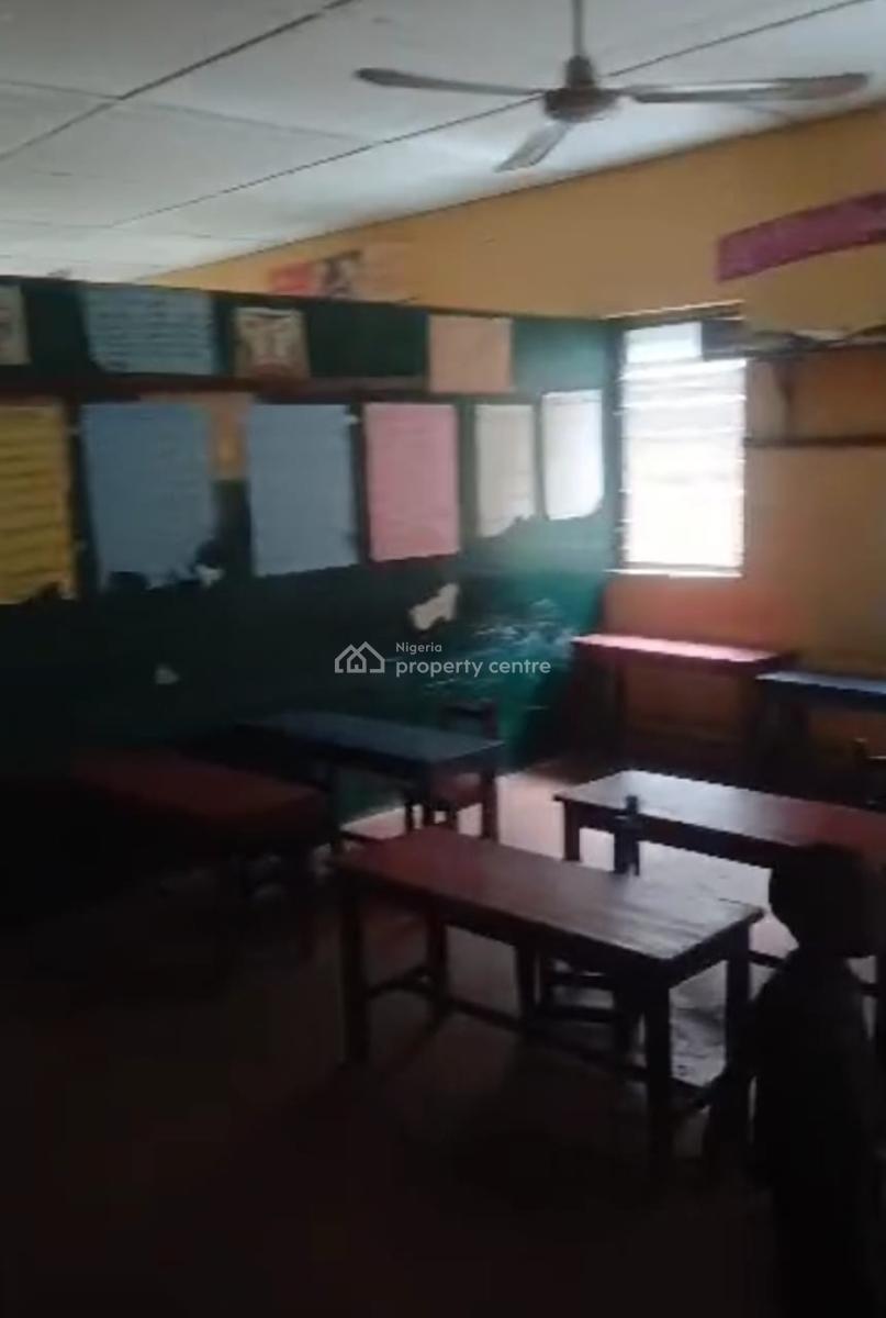 Demolishable Bungalow Used for School, Shomolu, Lagos, Detached Bungalow for Sale